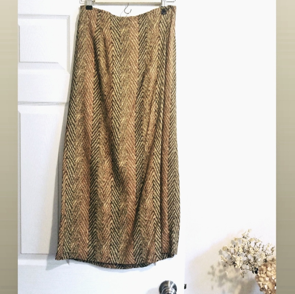 Vintage long wrap skirt